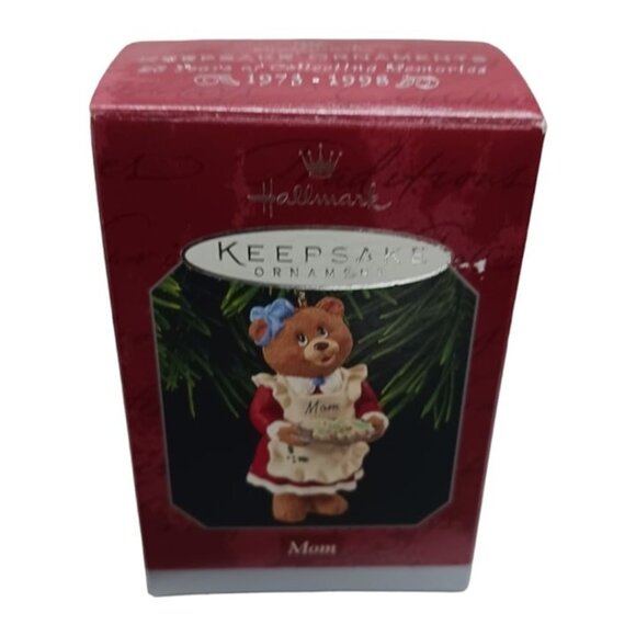 Hallmark & carlton vtg lot of 9 hand crafted ornaments bears - Picture 3 of 10